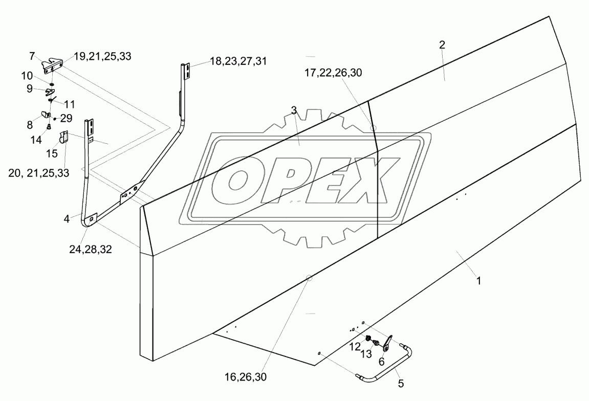 Капот левый КЗК-1420-0128010