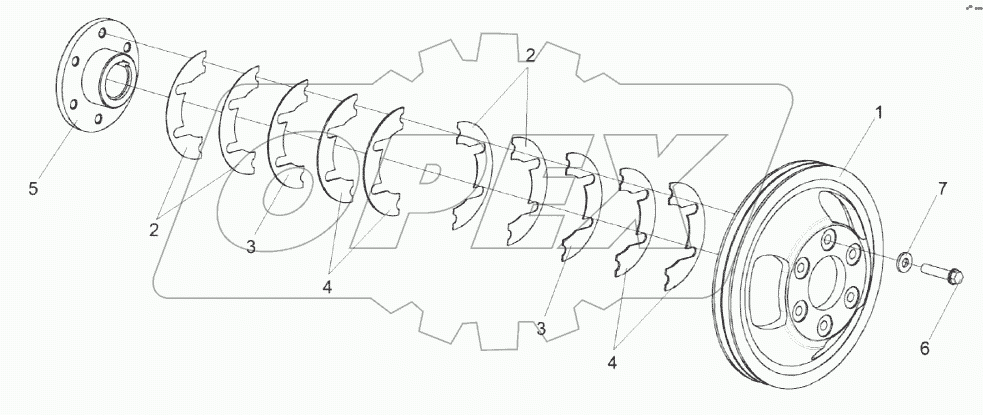 Шкив КЗК-1420-0102340