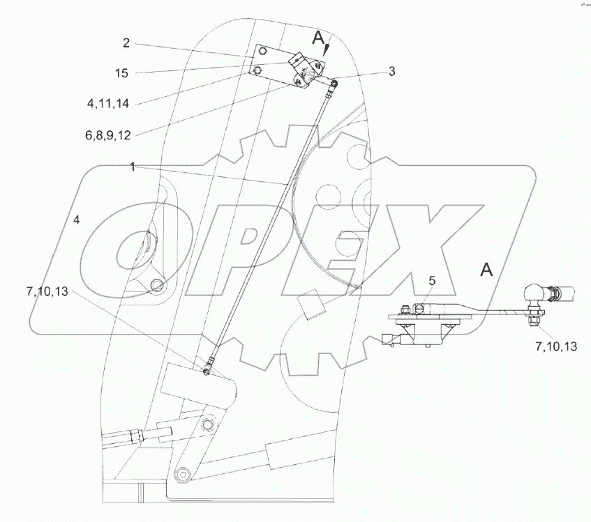 Установка датчика положения КЗК-1420-0102360