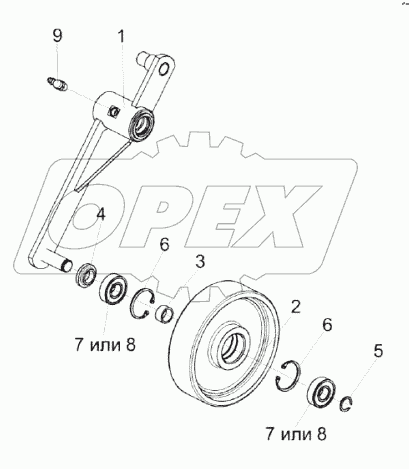 Рычаг КЗК-1420-0102440