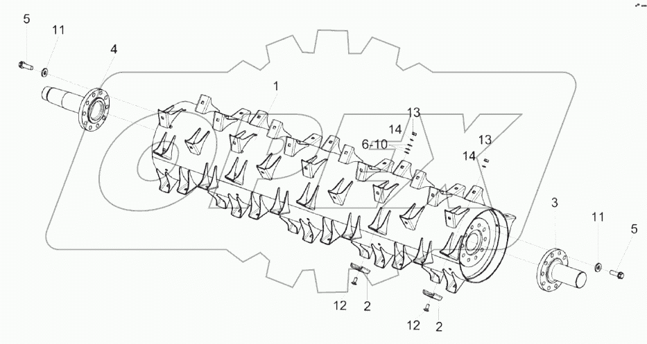 Барабан ускоряющий КЗК-14-0102600