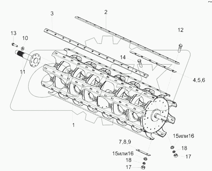 Барабан молотильный КЗК-14-0104010