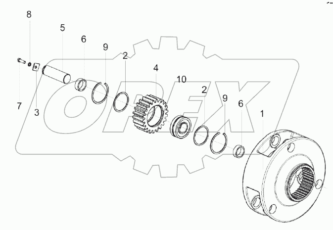 Водило УЭС-16-0107230