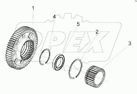 Колесо зубчатое КВК 0106140