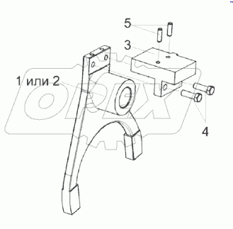 Вилка КЗК-1624-0107230