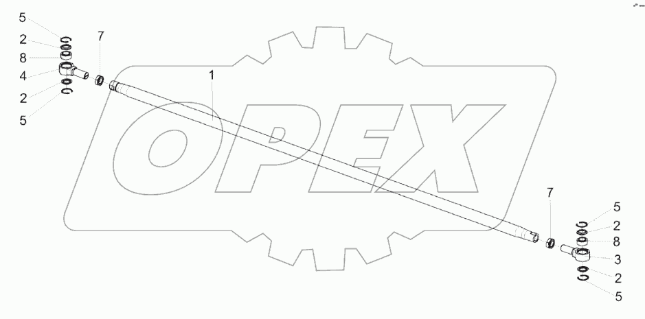 Тяга КЗК-1420-0109060