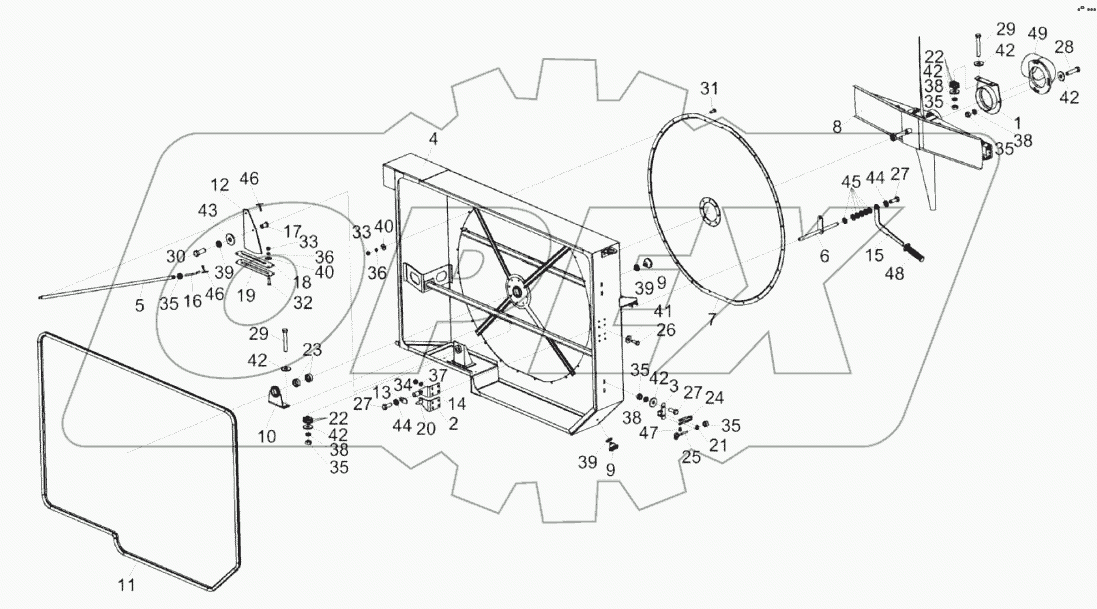 Воздухозаборник КЗК-16-1-0106700