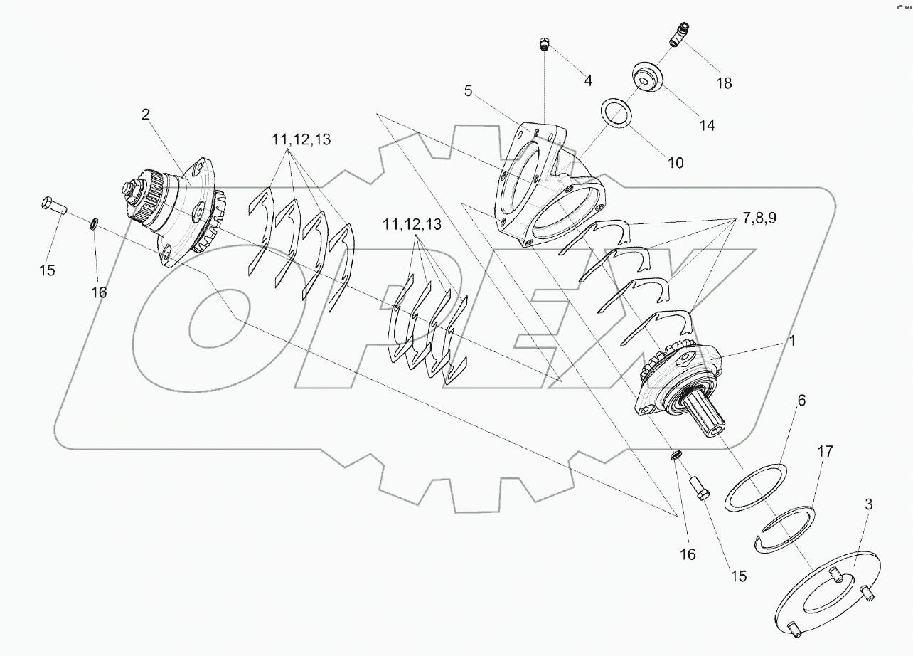 Редуктор КЗК-14-0245100-01
