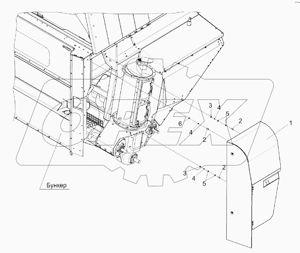 Установка шкафа электрического КЗК-14-0116000
