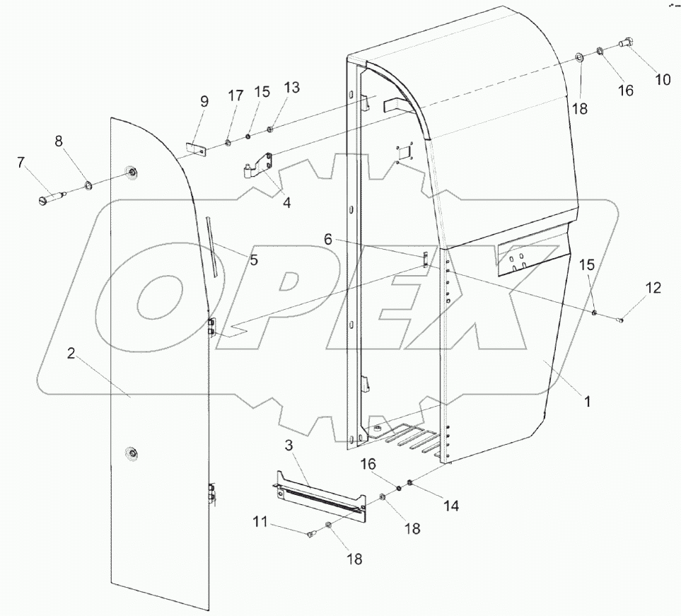 Шкаф электрический КЗК-14-0116010