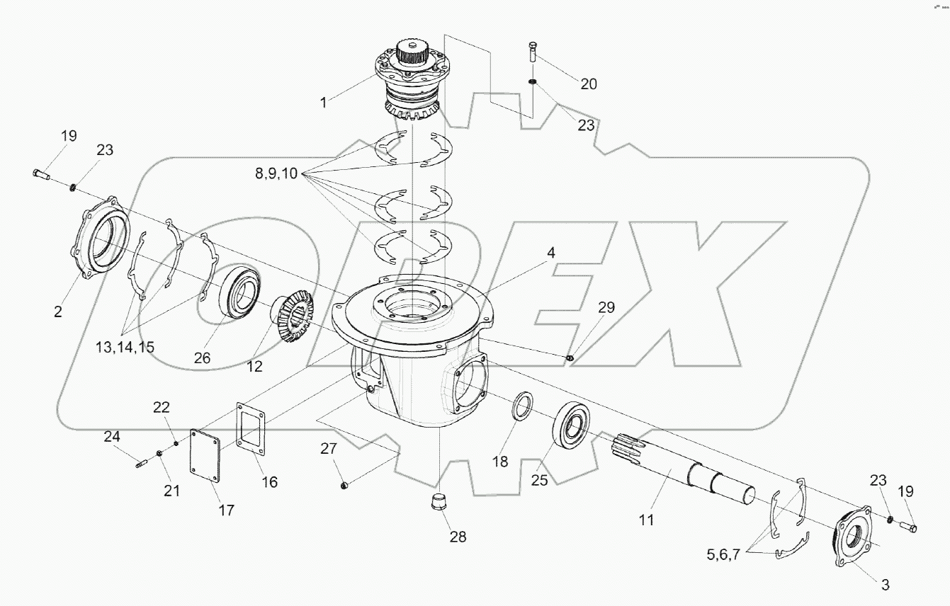 Редуктор КЗК-14-0209000