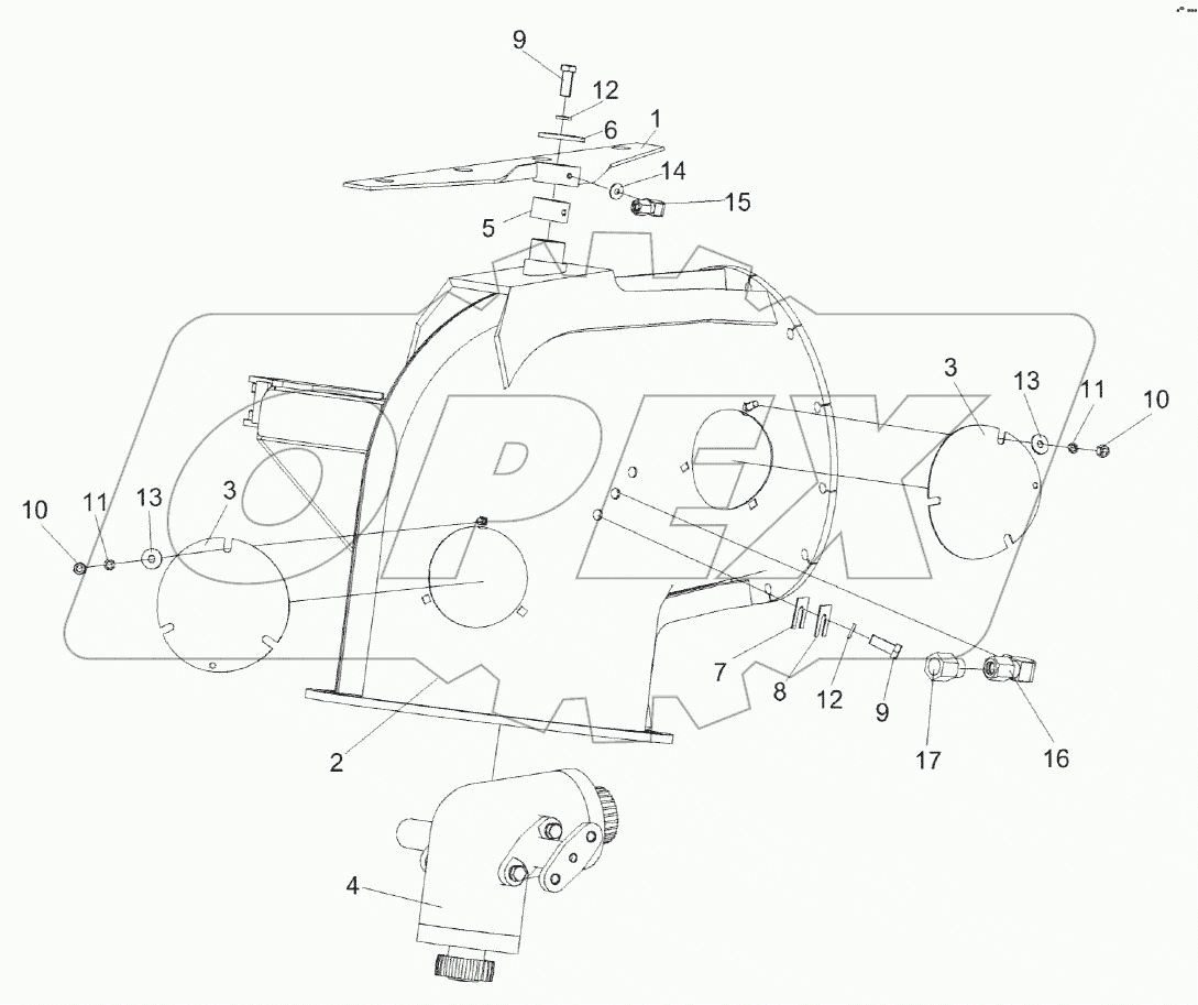 Отвод с редуктором КЗК-1420-0206110