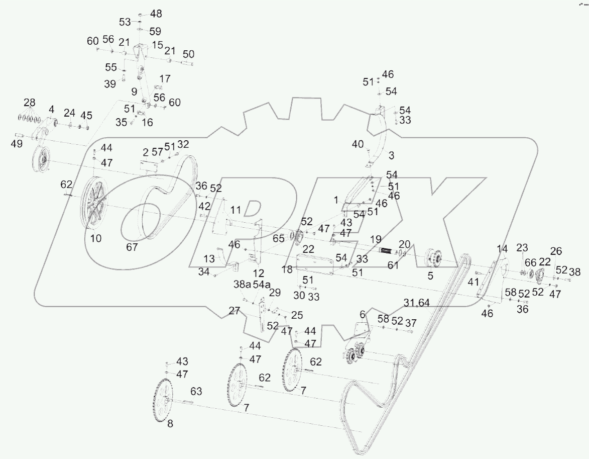 Установка привода выгрузки КЗК-14-0221000А