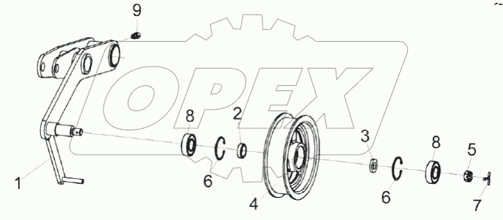 Устройство натяжное КЗК-14-0221100А