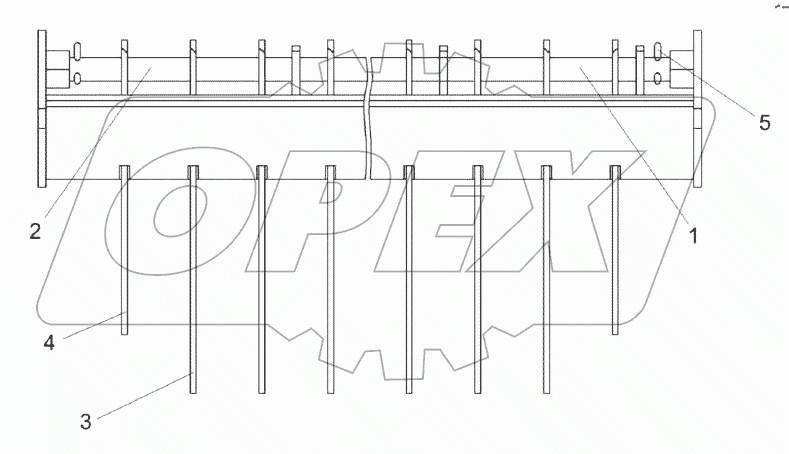 Опора ножевая КЗК-1420-0290030