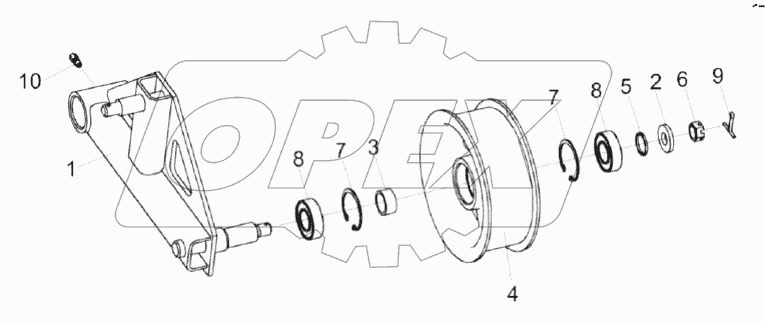 Рычаг КЗК-14-0290660