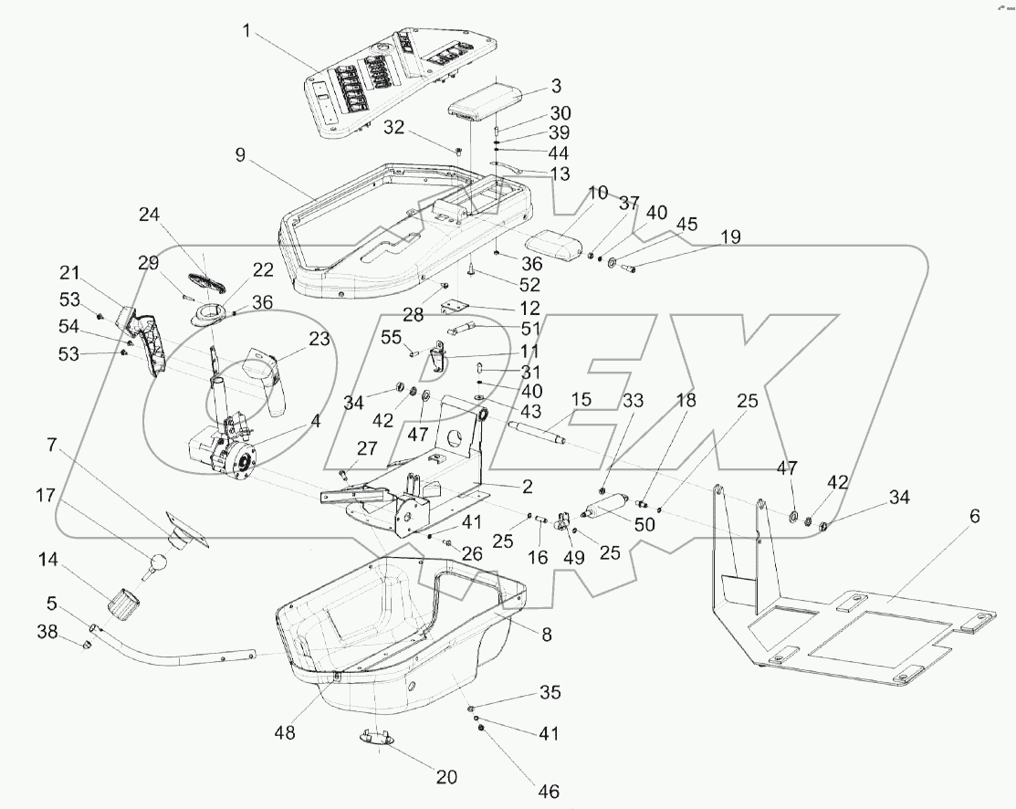 Пульт управления КЗК-1420-0119050-01