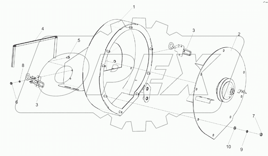 Вентилятор КЗК-1420-1808000