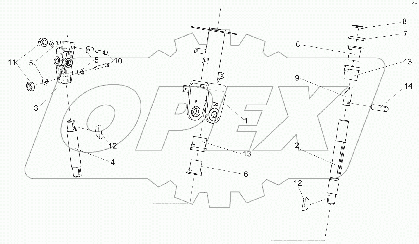 Привод управления КВК 0129250