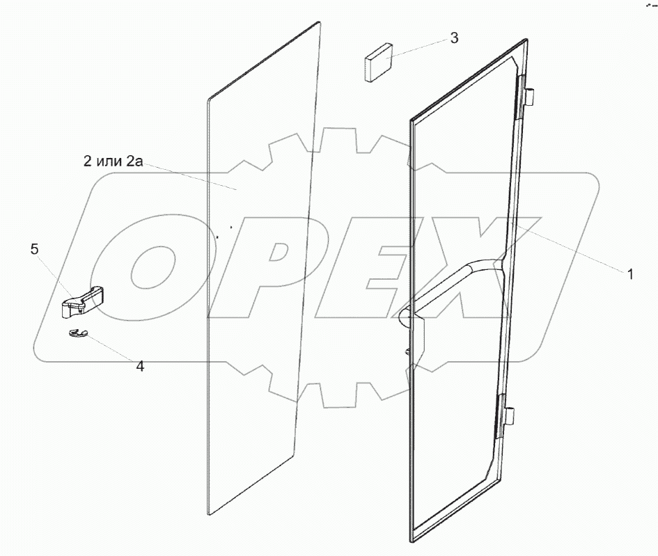 Дверь КВК 0120360-01