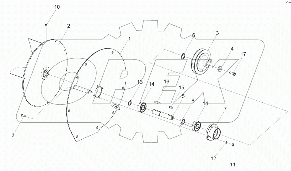 Вентилятор КЗК-1420-1808030