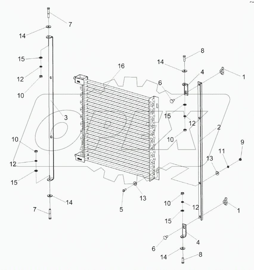 Установка конденсатора КЗК-16-1-0113050