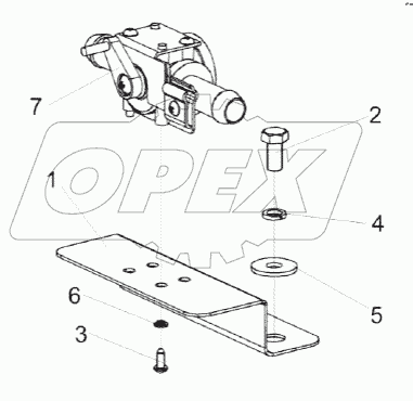Установка крана отопителя КЗК-8-3-0113070