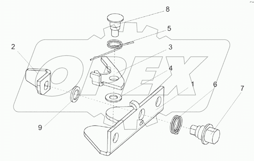 Замок КВС-1-0160240
