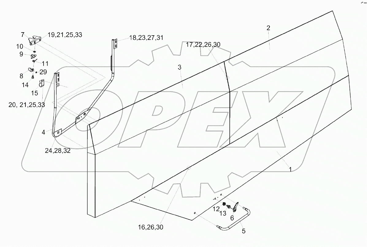 Капот левый КЗК-1420-0128010
