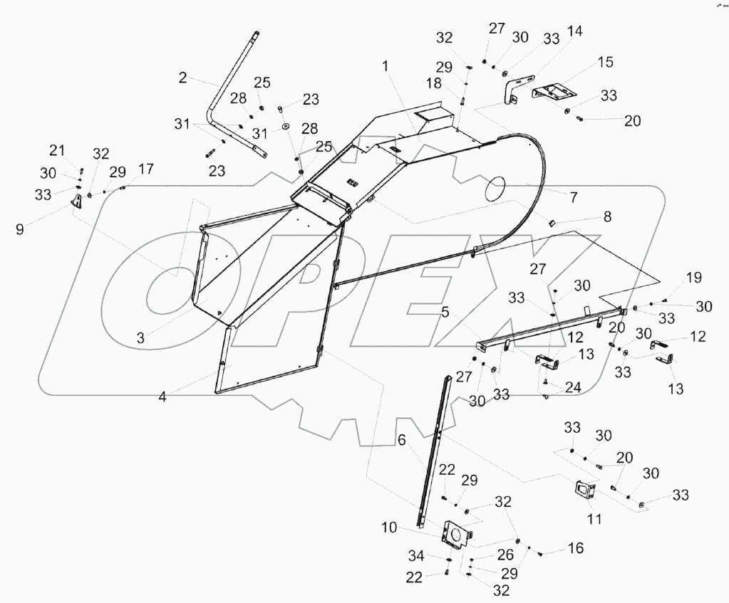 Установка капотов КЗК-1420-0132100