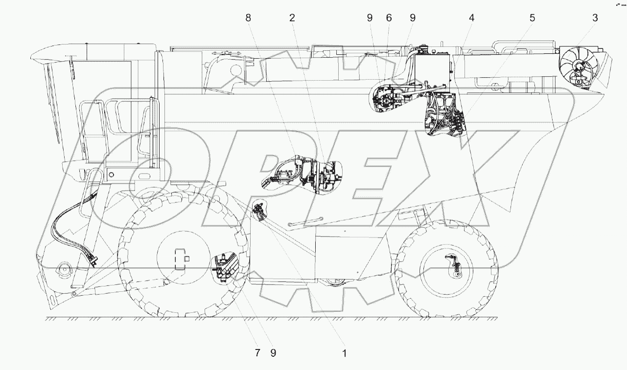 Гидросистема КЗК-16-1-0600000-01