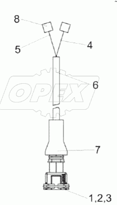 Жгут датчика фильтра КВК 0700300