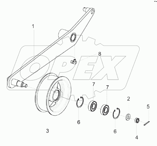 Устройство натяжное КЗК-14-0125200
