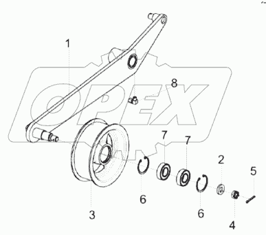 Устройство натяжное КЗК-14-0125220