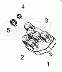 Разъем многофункциональный КЗК-1420-0608340