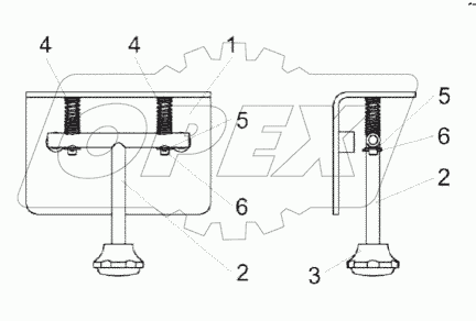 Установочная плита КЗК-1420-0608700-02