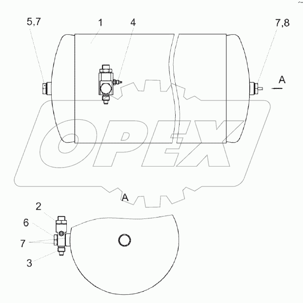 Ресивер КЗК-16-1-0800050