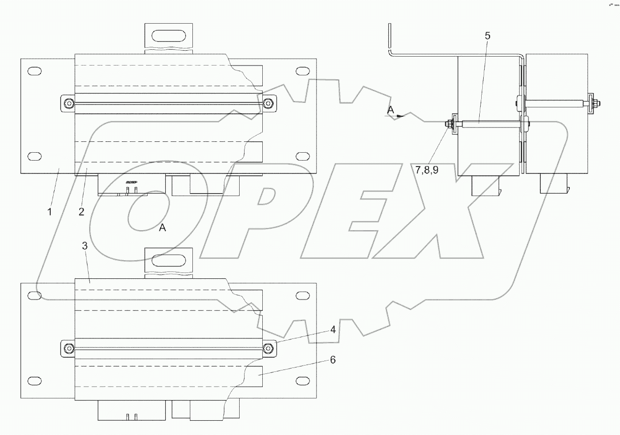Панель модулей верхняя КЗК-1420-0701160