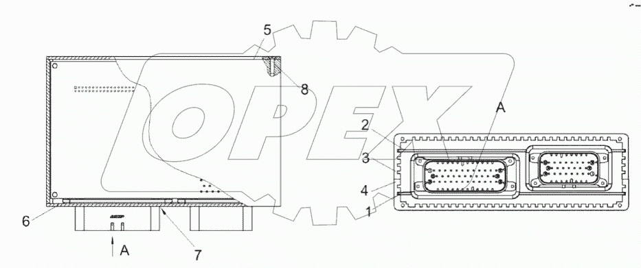 Модуль трансмиссии КЗК-1420-0701200
