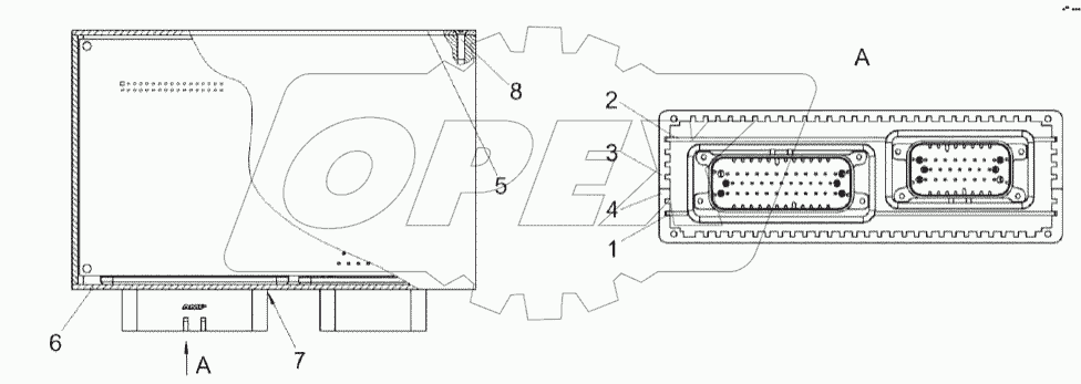 Модуль жатки КЗК-1420-0701600