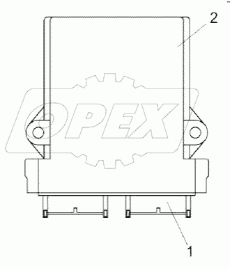 Модуль управления решет КЗК-1420-0701850