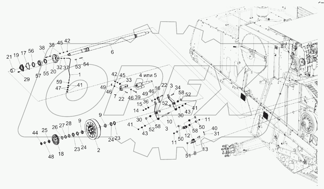 Очистка. Установка вариатора КЗК-1420-0108010