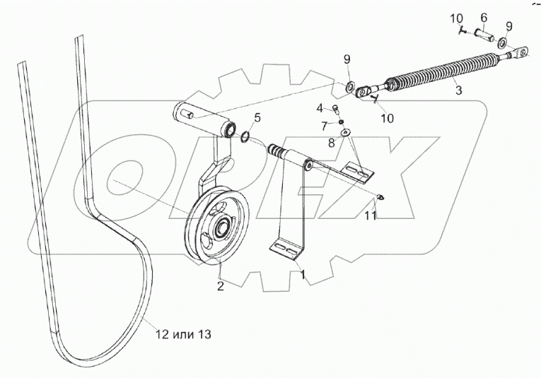 Привод вариатора КЗК-14-0202400