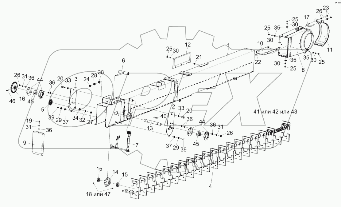 Элеватор колосовой КЗК-14-0208000Б