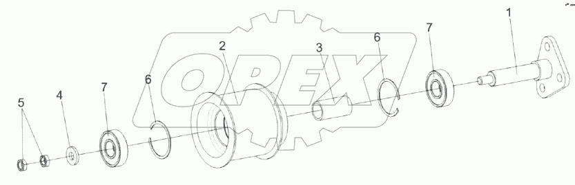 Ролик обводной КЗК-14-0220010