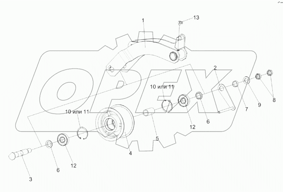 Рычаг КЗК-14-0220230