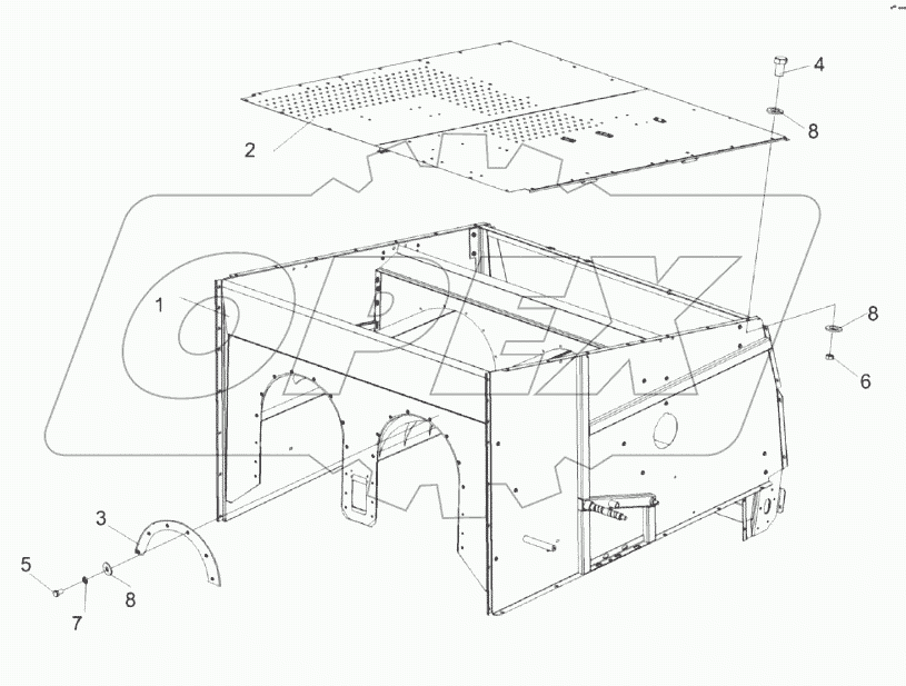 Капот КЗК-14-0228000