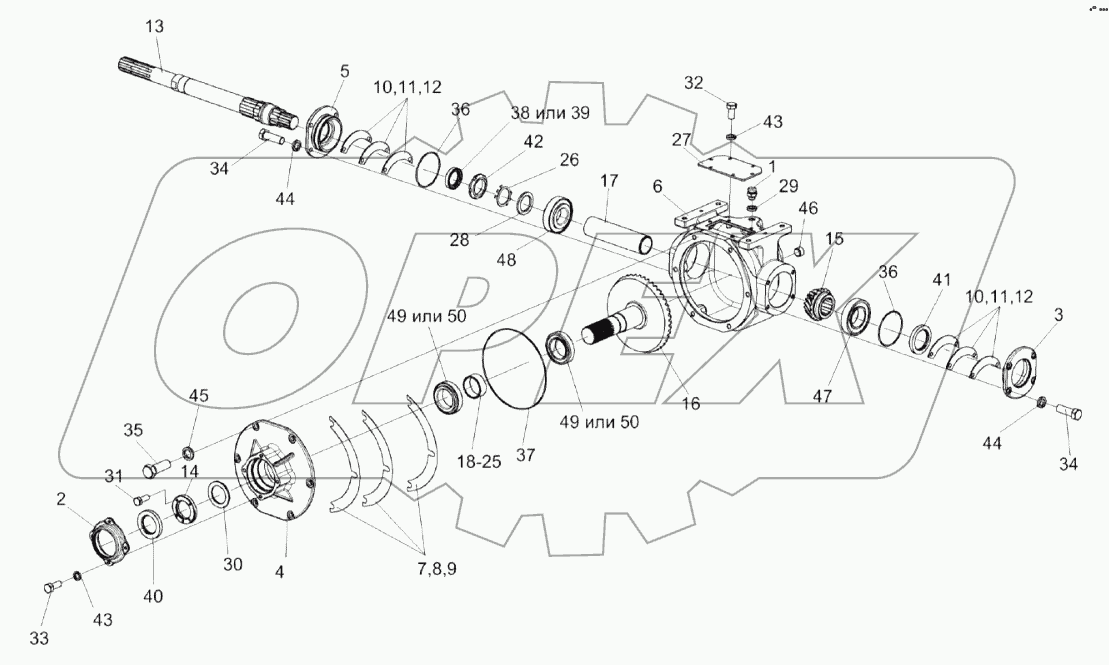 Редуктор КЗК-1624-0204100-02