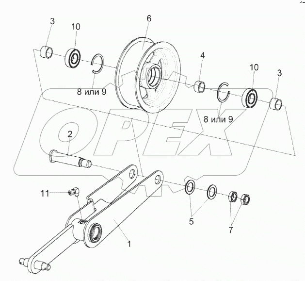 Рычаг КЗК-14-0212550