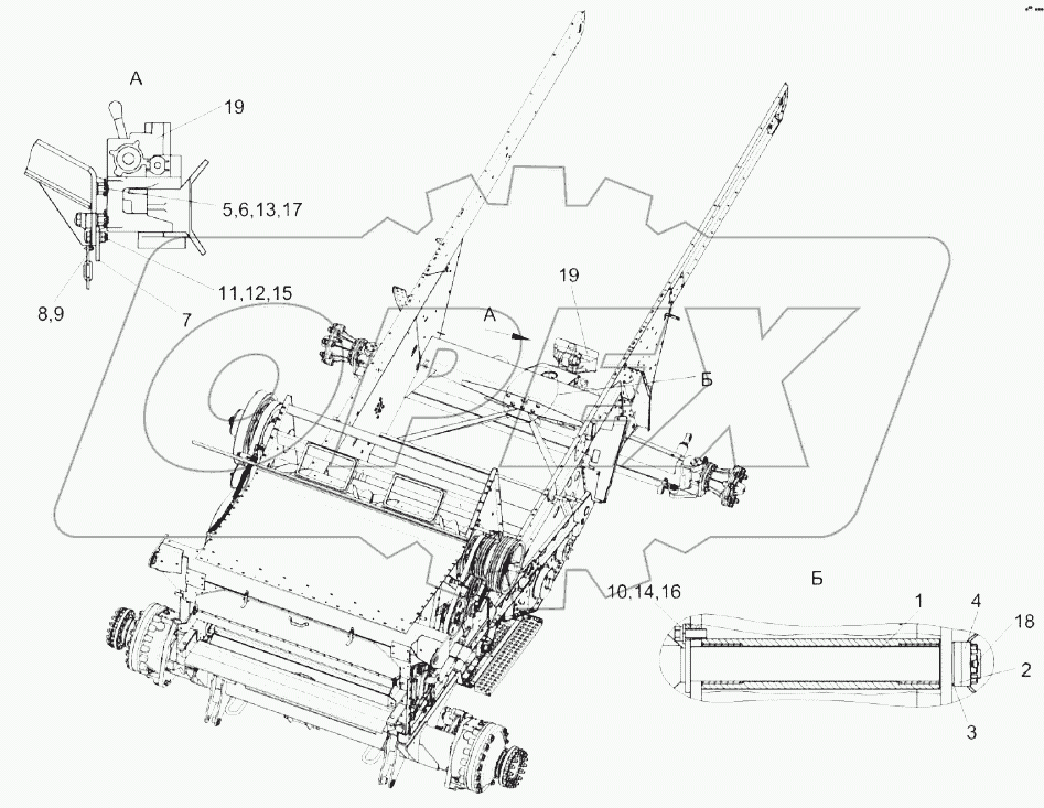 Шасси КЗК-16-1-0111000